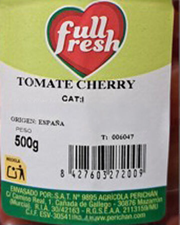 Tomate cherry bandeja 500g