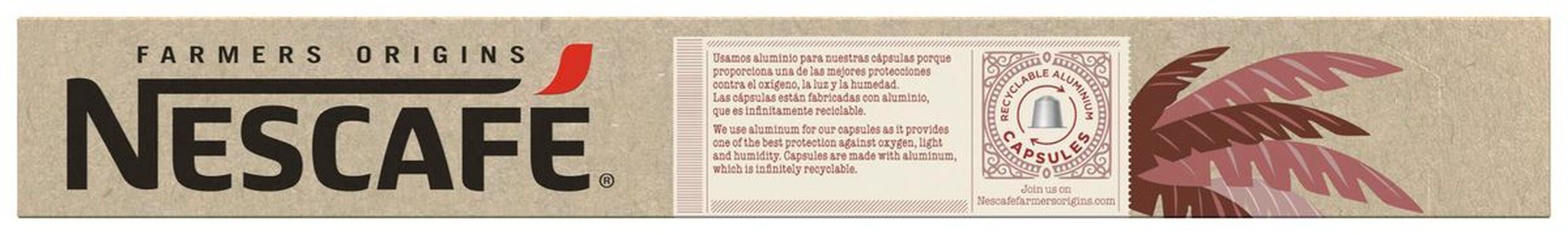 Café descafeinado origen colombia Nescafé 10 cápsulas intensidad 6