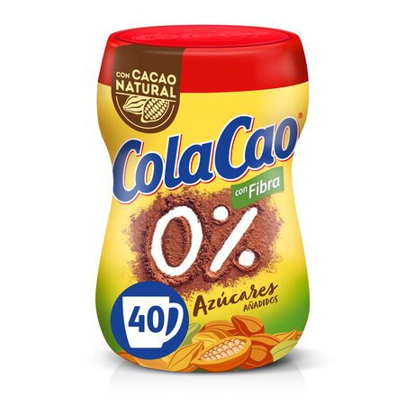 Cacao 0% con fibra sin azúcar añadido Colacao 300g