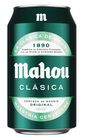 Cerveza rubia Mahou Cl&aacute;sica lata 33cl
