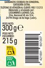 Garbanzo cocido Alipende 215g