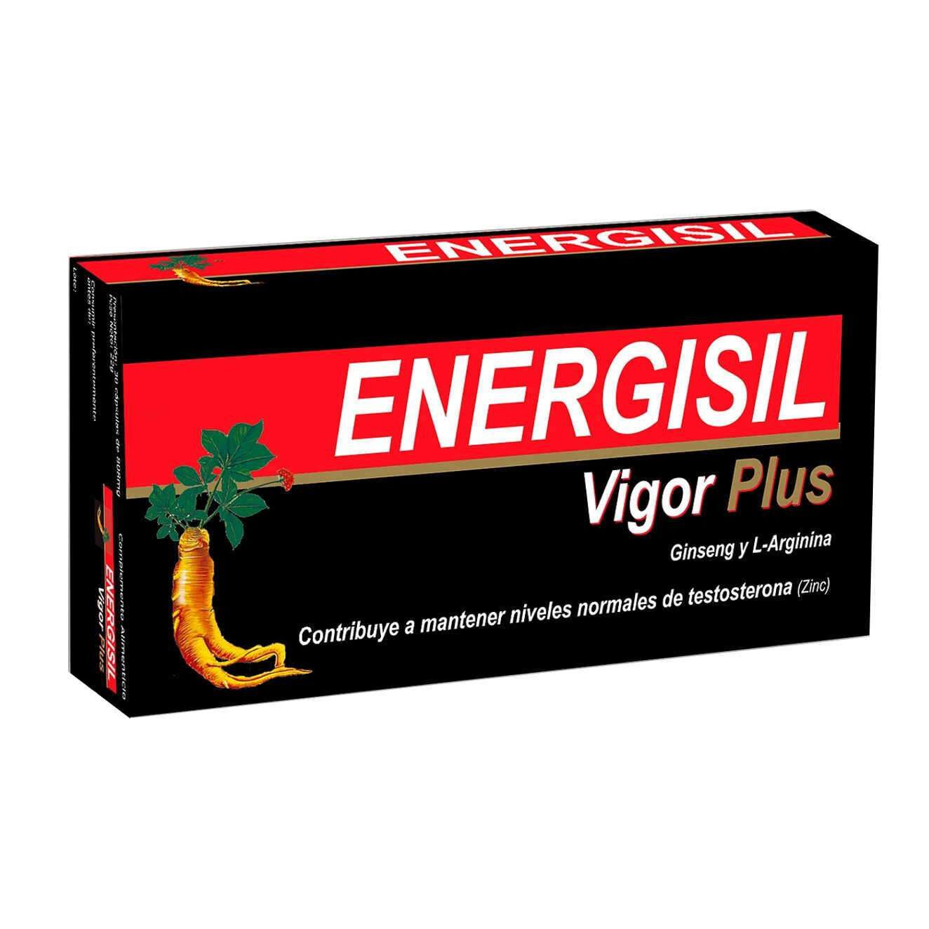 Complemento de alimentación Energisil Vigor Plus 30 cápsulas