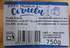 Ciruela amarilla bandeja 750g