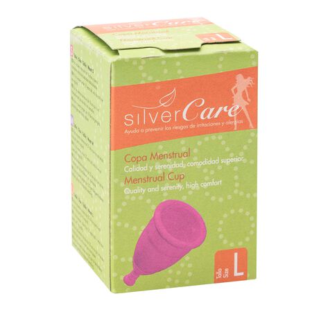 Copa menstrual Silvercare talla L