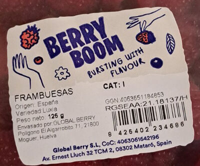 Frambuesa 125g