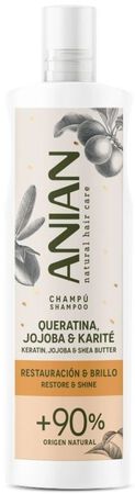 Champú Anian 400Ml Queratina,Jojoba & Karité