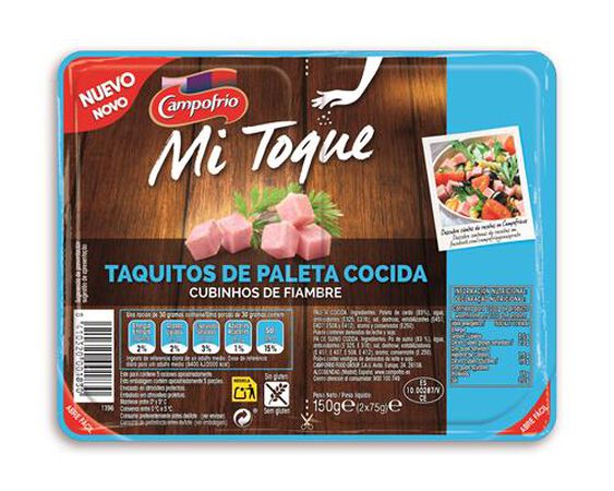 Taquitos de paleta cocida Campofrío 150g