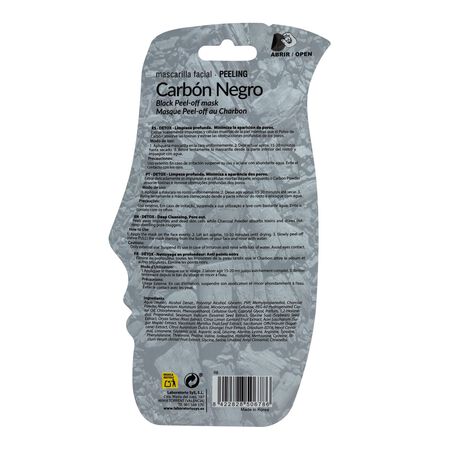 Mascarilla facial Sys carbón negro anti puntos negros