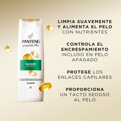 Champ&uacute; activo nutri-plex suave y liso Pantene Pro-V 625ml