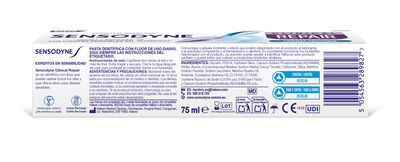 Pasta dental Sensodyne 75ml repair limpieza profunda