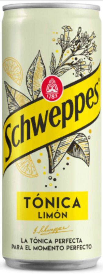Tónica Schweppes lata 33cl limón