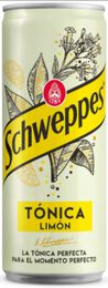 Tónica Schweppes lata 33cl limón