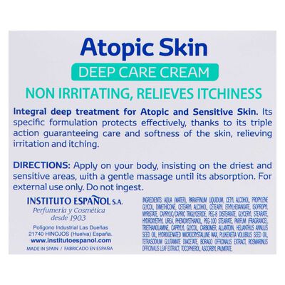 Crema corporal Instituto Espa&ntilde;ol 400ml piel at&oacute;pica