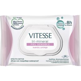 Toallitas desmaquillantes Vitesse 25 unidades Piel sensible