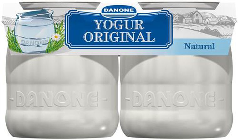 Yogur Danone pack 2 natural