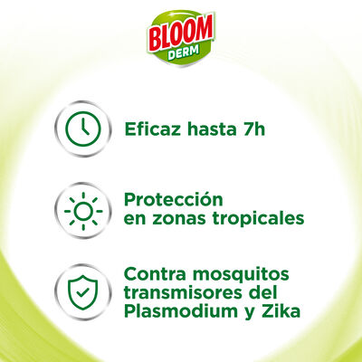 Repelente Spray Bloom Derm Loción Tropical 100ml