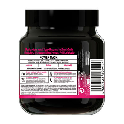 Mascarilla capilar Elvive 680ml power mask