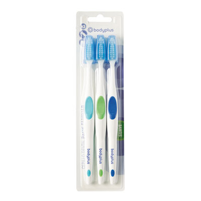 Cepillo Dental Bodyplus Pack-3 Suave