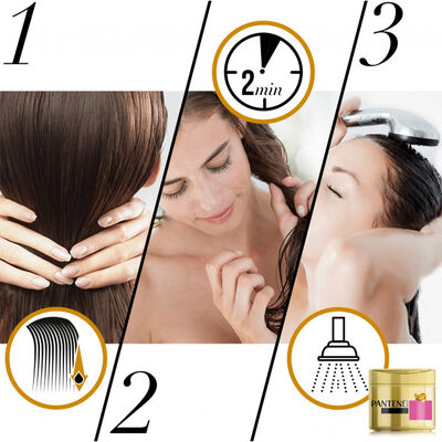 Mascarilla capilar intensiva Pantene 300ml rizos o ondulado