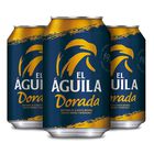 Cerveza rubia especial El Águila Dorada lata 33cl