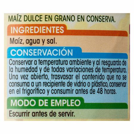 Maíz dulce Alipende pack-6