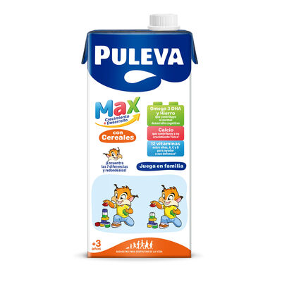 Bebida l&aacute;ctea Puleva max crecimiento desarrollo 1l cereales