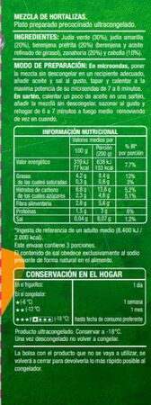 Salteado Alipende 600g verduras de primavera