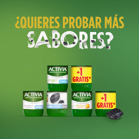 Bífidus probiótico Activia 0% pack 4 ciruelas