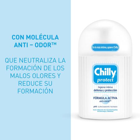 Jabon íntimo Chilly 250ml protect fórmula activa