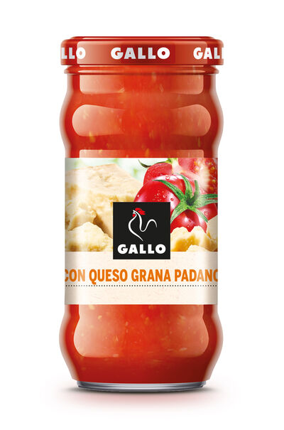 Salsa de tomate con queso Grana Padano Gallo 350gr