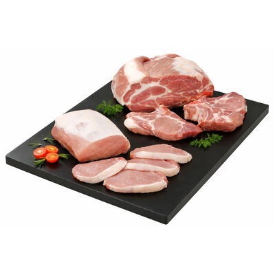 LOTE 1kg de cinta de lomo fresca + 1kg de chuleta de aguja