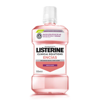 Enjuague bucal con menta suave para encías Listerine 500ml