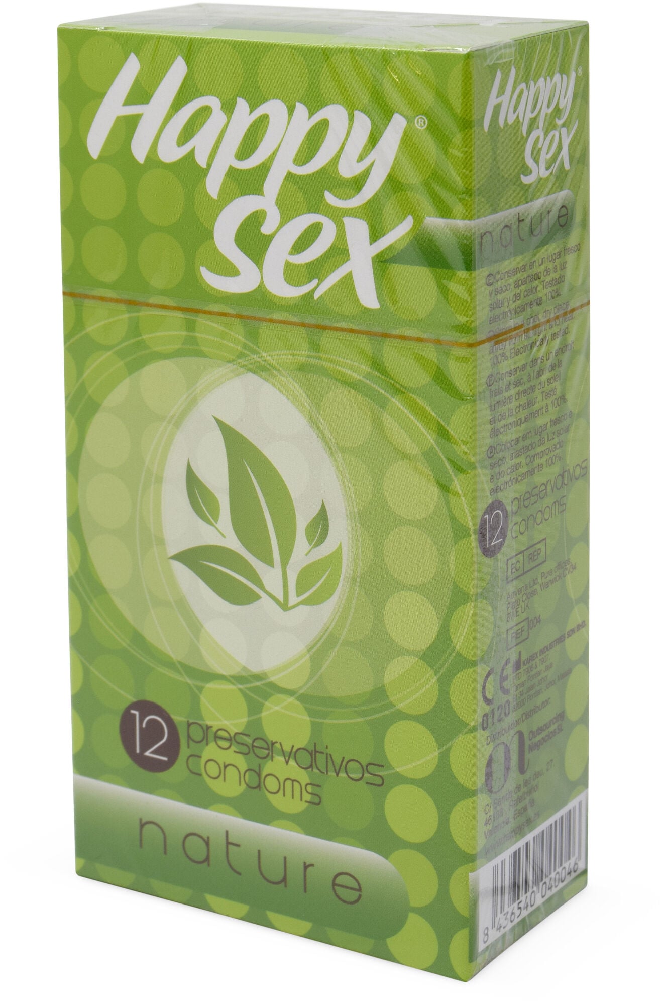 Preservativo Happy Sex 12 undades natura