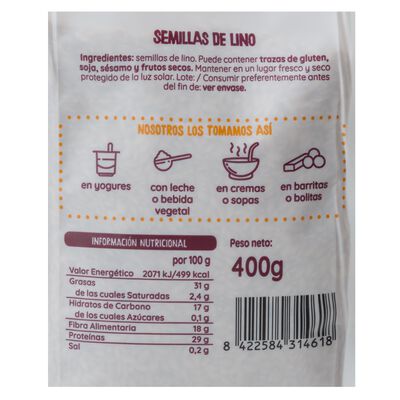 Semillas de lino Naturcesta 400g
