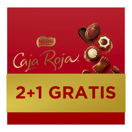 Bombones Caja Roja de Nestlé 103g 2+1 GRATIS