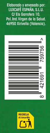 Café molido descafeinado Alipende 250g tueste natural