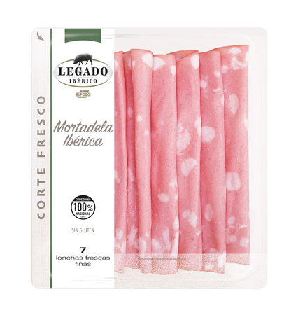 Mortadela ibérica en lonchas finas Legado Ibérico 150g