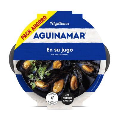 Mejill&oacute;n cocido Aguinamar 900g en su jugo