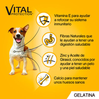 Comida h&uacute;meda perro Pedigree carne mixta pack 4