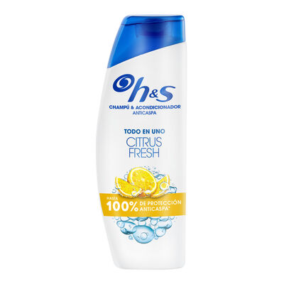 Champú  H&S 330 ml Citrus Fresh 2en1  Todo En Uno
