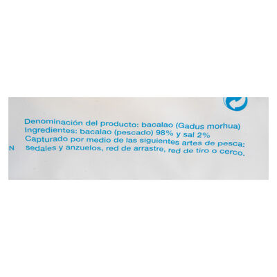 Bacalao en filetes Scanfisk 800g