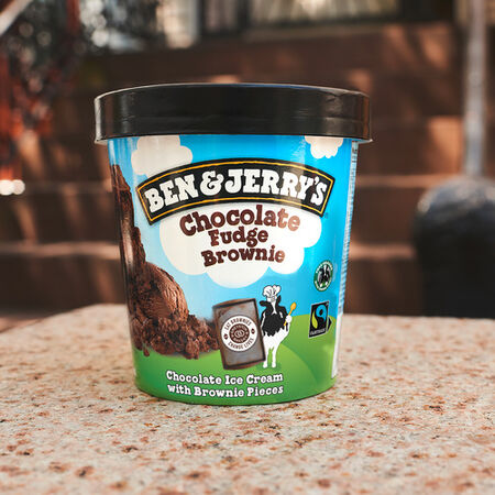 Helado tarrina Ben and Jerrys chocolate Fudge Brownie 465ml