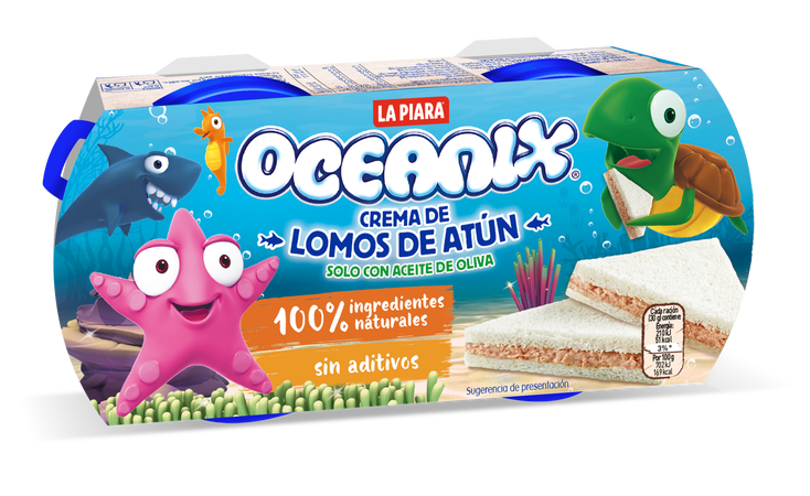 Paté de lomos de atún Piara Oceanix Pack x 2 150g
