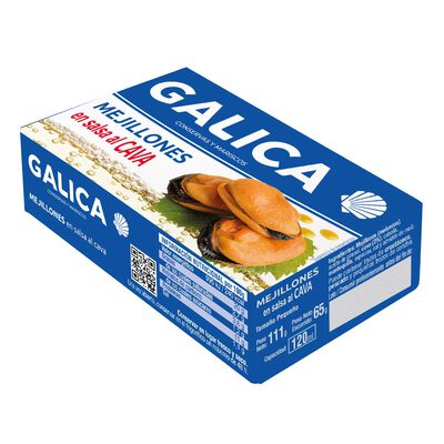 Mejillones en salsa al cava Galica 63g