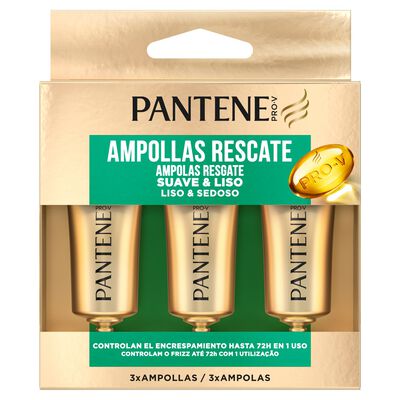 Ampollas de rescate Pantene 3 uds Suave&Liso