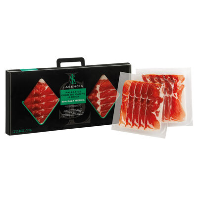 Malet&iacute;n paleta de cebo campo 50% ib&eacute;rica Lasencia pack 12 de 70g