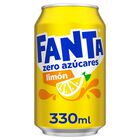 Refresco lim&oacute;n Fanta lata 33cl zero az&uacute;cares