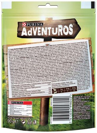 Snack perro Purina Adventuros nuggets 90g
