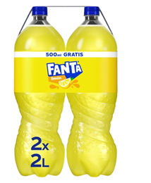 Refresco limón Fanta botella 2l pack 2