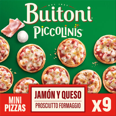 Piccolinis Buitoni 270g queso y jamón